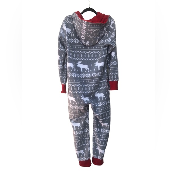 Tipsy Elves Women’s Grey Moose Jumpsuit size Small - Picture 10 of 16